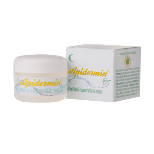 Crema regeneranta pentru noapte Apidermin Lejer – 50 ml Apidermin Cosmetice & Uleiuri Cosmetice